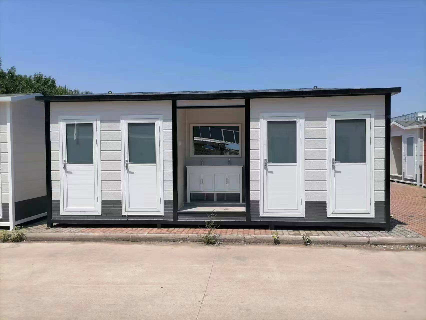 Steel Mobile Toilet for Outdoor Scenic Areas Public Apple Warehouse Eco-Friendly Living Room Eco-Criendly Mobile Supermarket Gym