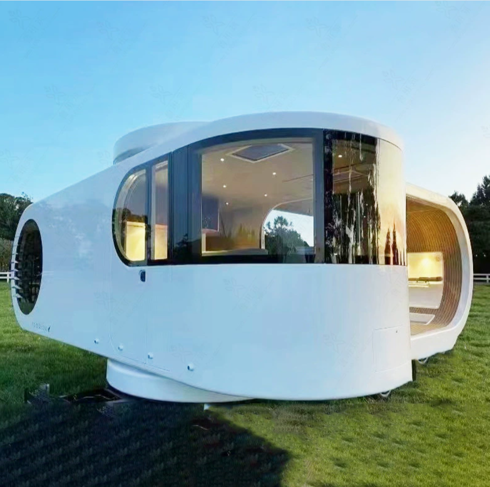 Telescopic Extension Modular Steel Structure Villa House Capsule-type Prefabricated House Modern Design