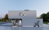 Minimalist Elegant Modular house with precast reinforced concrete walls and light‑steel roof