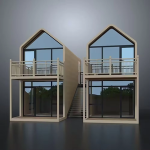 Luxury Contemporary Aluminum Light Steel Square Mobile Villa
