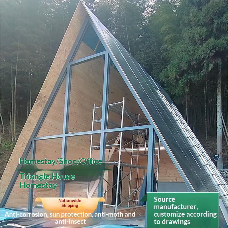 Outdoor Triangle Chalet Modular Creative Internet Celebratory Villa Landscape Homestay Space Capsule Mobile Room Hotel Office