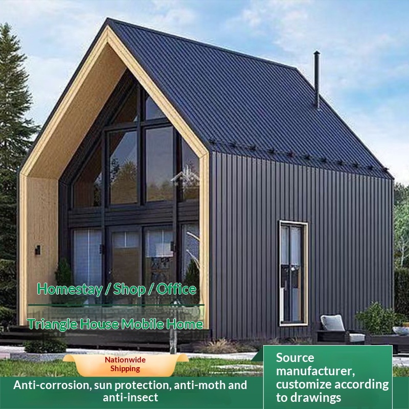 Outdoor Triangle Chalet Modular Creative Internet Celebratory Villa Landscape Homestay Space Capsule Mobile Room Hotel Office