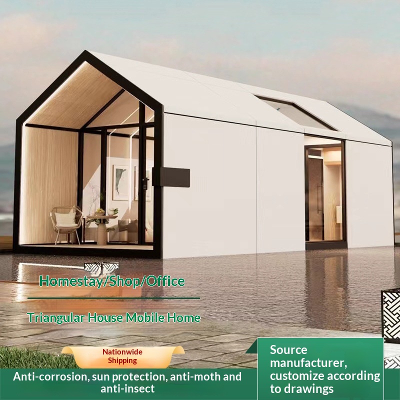 Outdoor Triangle Chalet Modular Creative Internet Celebratory Villa Landscape Homestay Space Capsule Mobile Room Hotel Office