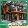 Commercial Mobile Container House for Hotel Office Exhibition Hall Scenic Pedestrian Street Container Park Mobile Street Shops