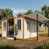 Double Wing Expandable Container House 20ft 40ft, Foldable Prefab House with Fast Installation Direct