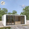 Luxury Exterior Modular Prefabricated Apple Cabin Container House Sandwich Panel for Office Hotel