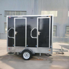Custom Modern Steel Mobile Toilet Trailer for Outdoor Activities Luxury Environmental Protection Baby Diaper Table