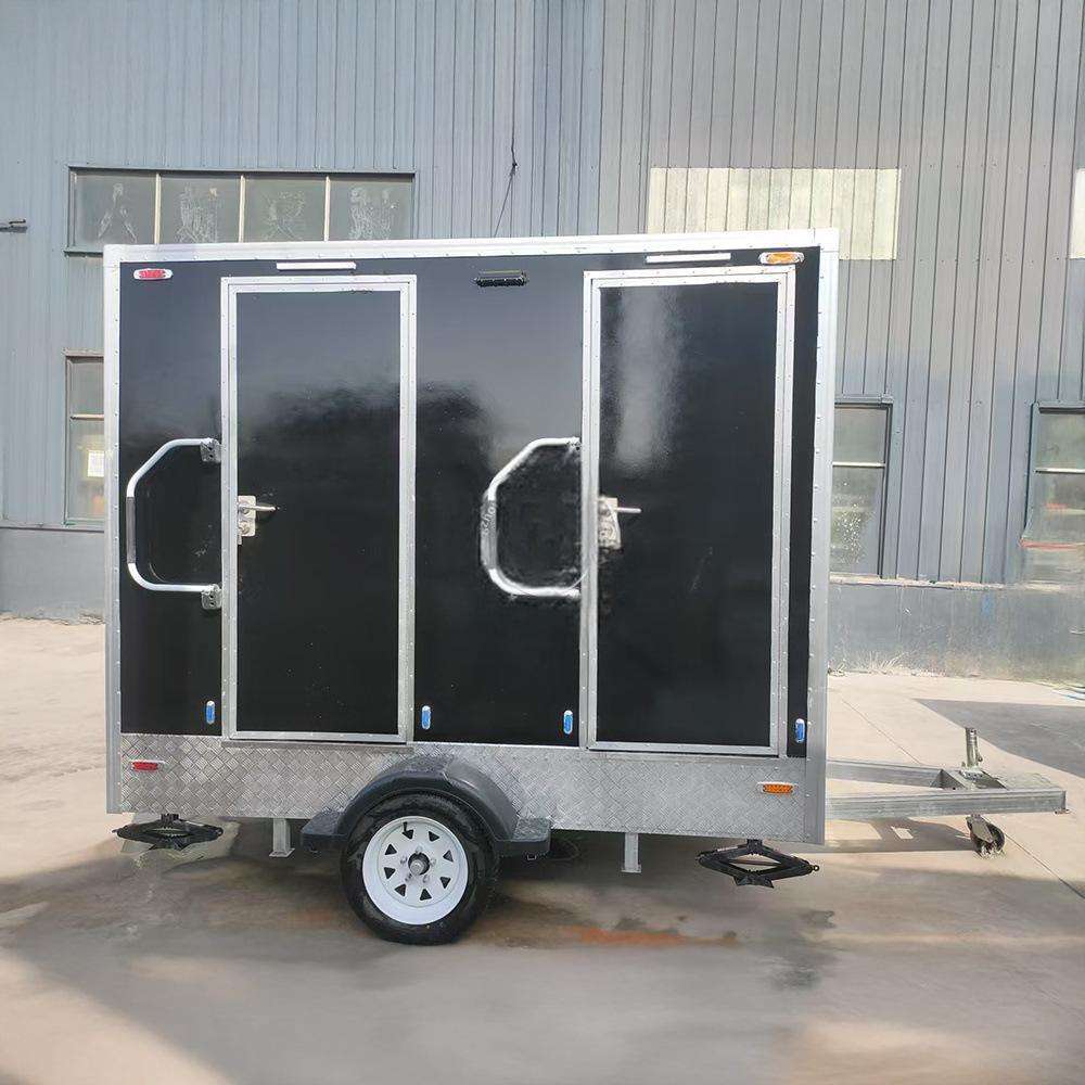 Custom Modern Steel Mobile Toilet Trailer for Outdoor Activities Luxury Environmental Protection Baby Diaper Table