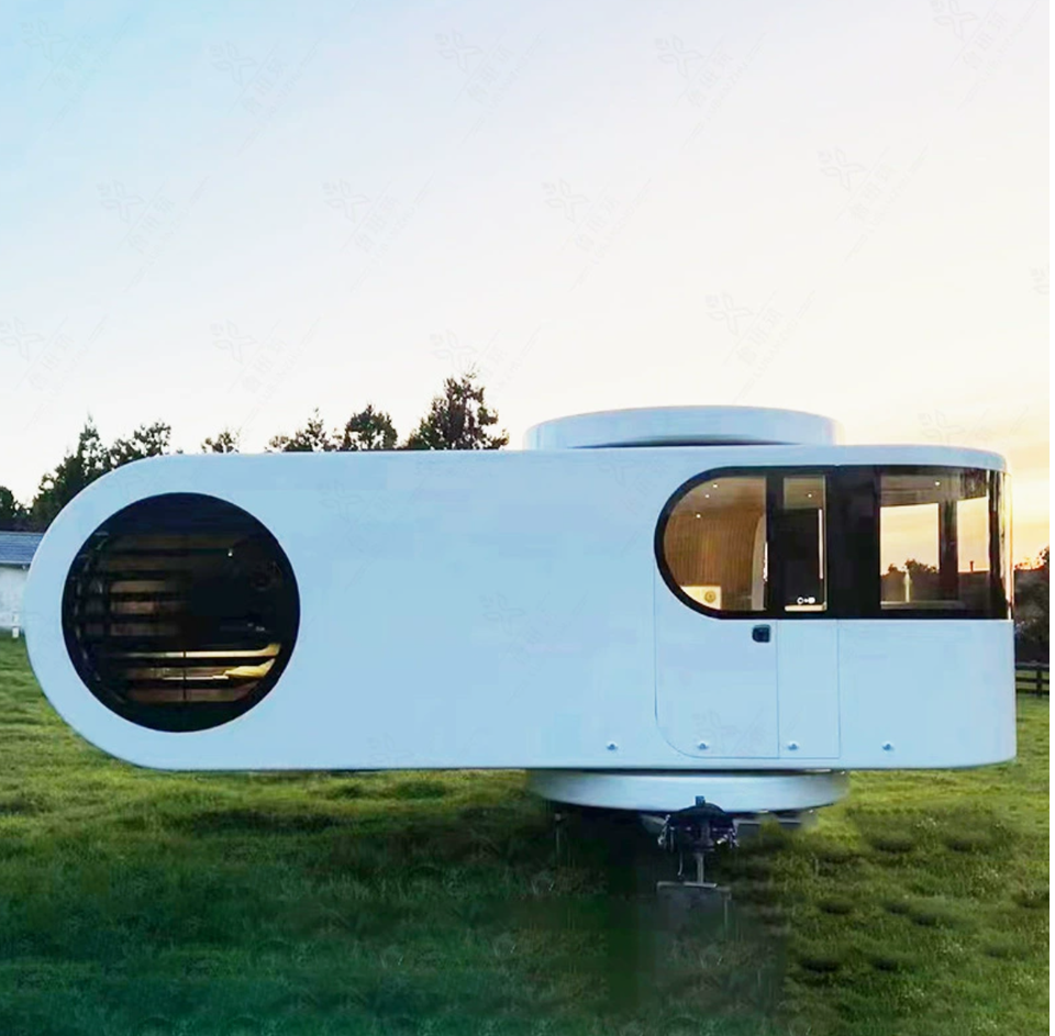 Telescopic Extension Modular Steel Structure Villa House Capsule-type Prefabricated House Modern Design