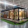 Terrace Double Wing Expansion Steel Folding Room with Eaves 2.5mm Thickness Modern Design for Hotel Bedroom Use