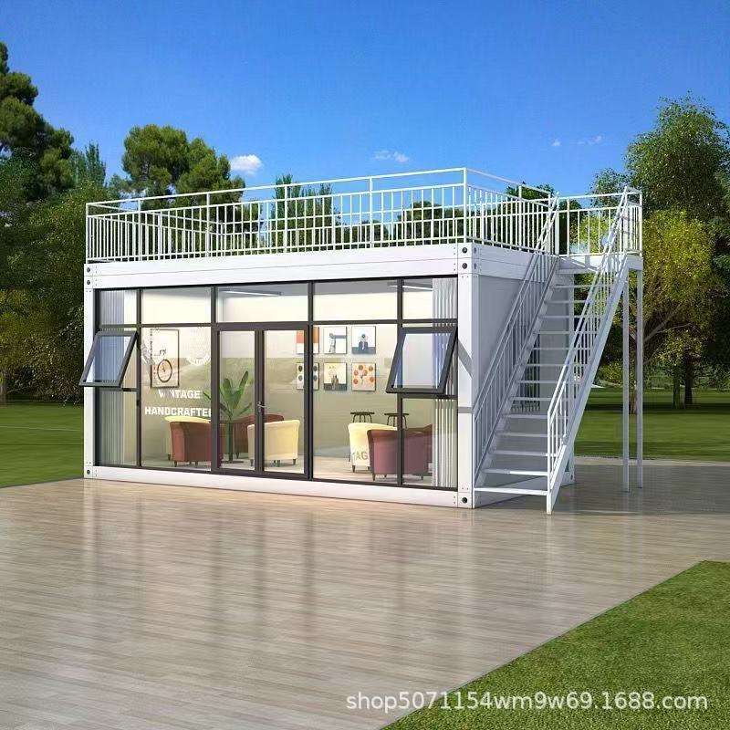 Residential Container Mobile Room Fast LCL Export Trade Simple Activity Board Equipment Flat Pack Steel House Office Building