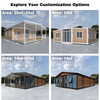 Folding As Nzs Certified Houses 30ft Home Modular Villa Already Done With Solar Energy on Trailer