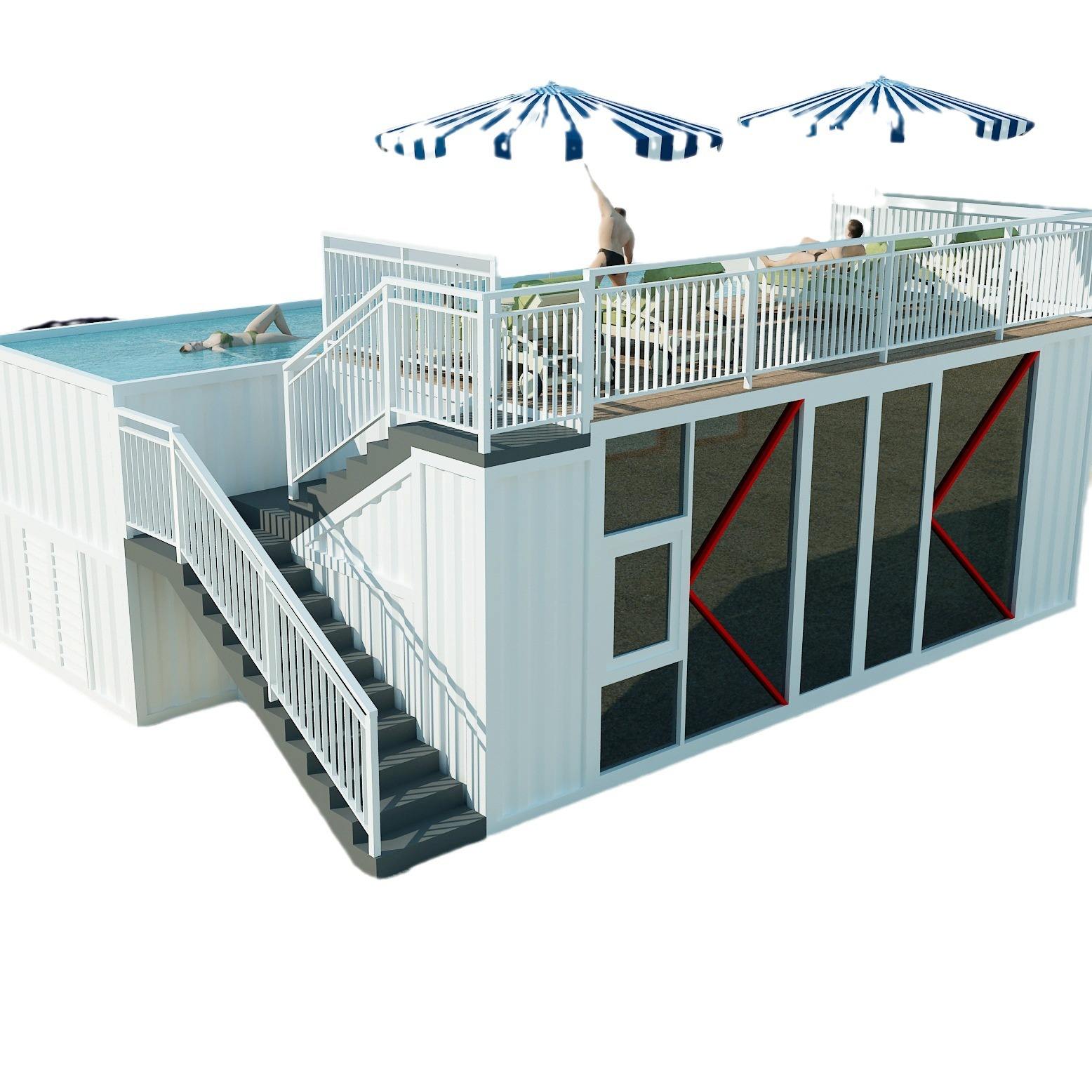 Movable Modern Breathable Board House Hotel Homestay Steel Structure Container House Residential Corrugated Box Villa