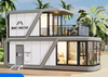 Mobile Luxury Capsule House Steel-Structure Container House Aluminum Alloy Tempered Glass Low-E (Modern Design Customizable