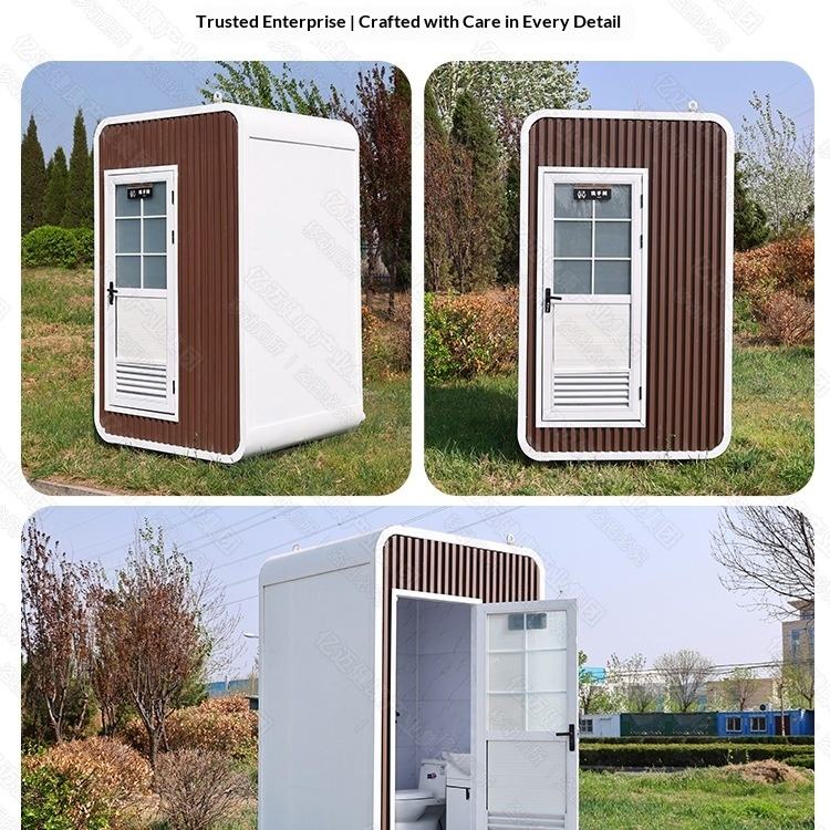 Steel Mobile Environmental Protection Public Toilet for Apple Warehouse and Scenic Area Integrated Temporary Use