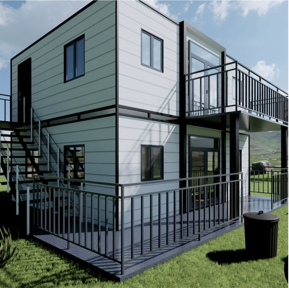Free Layout Modular Integrated House Mobile Villa Steel Splicing Design with Sandwich Panel for Hotel or Outdoor Use