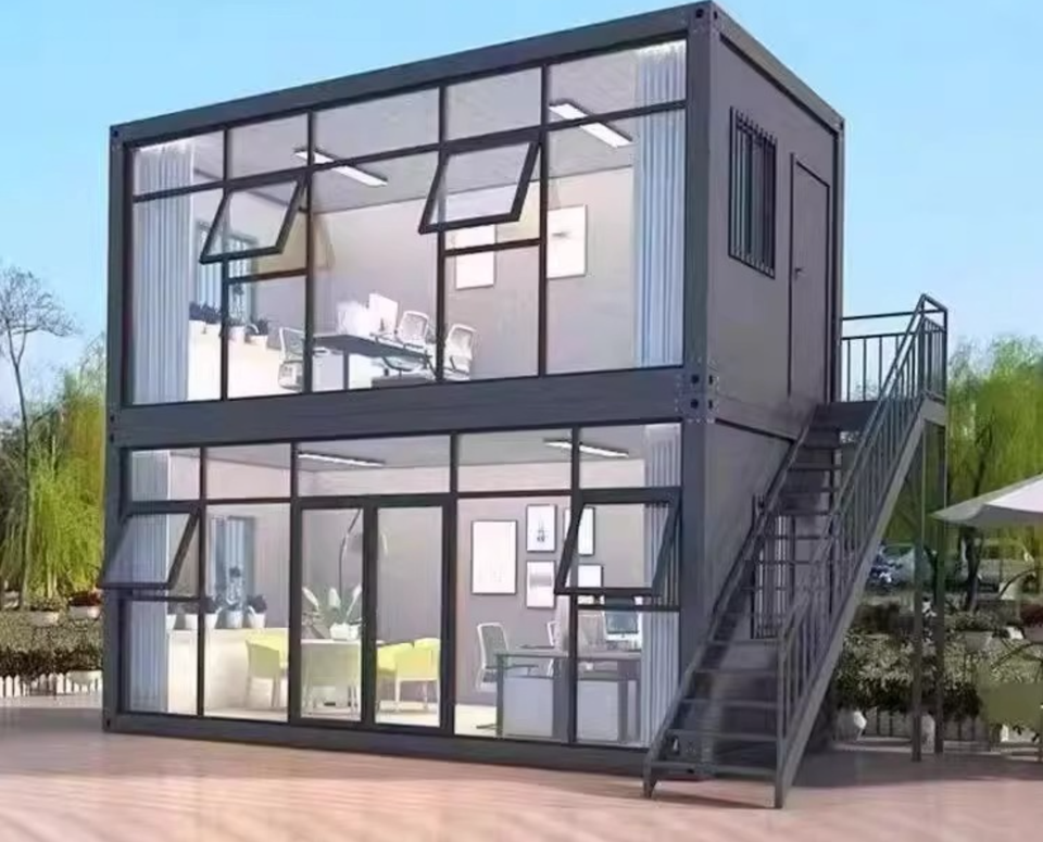 Residential Container Mobile Room Fast LCL Export Trade Simple Activity Board Equipment Flat Pack Steel House Office Building