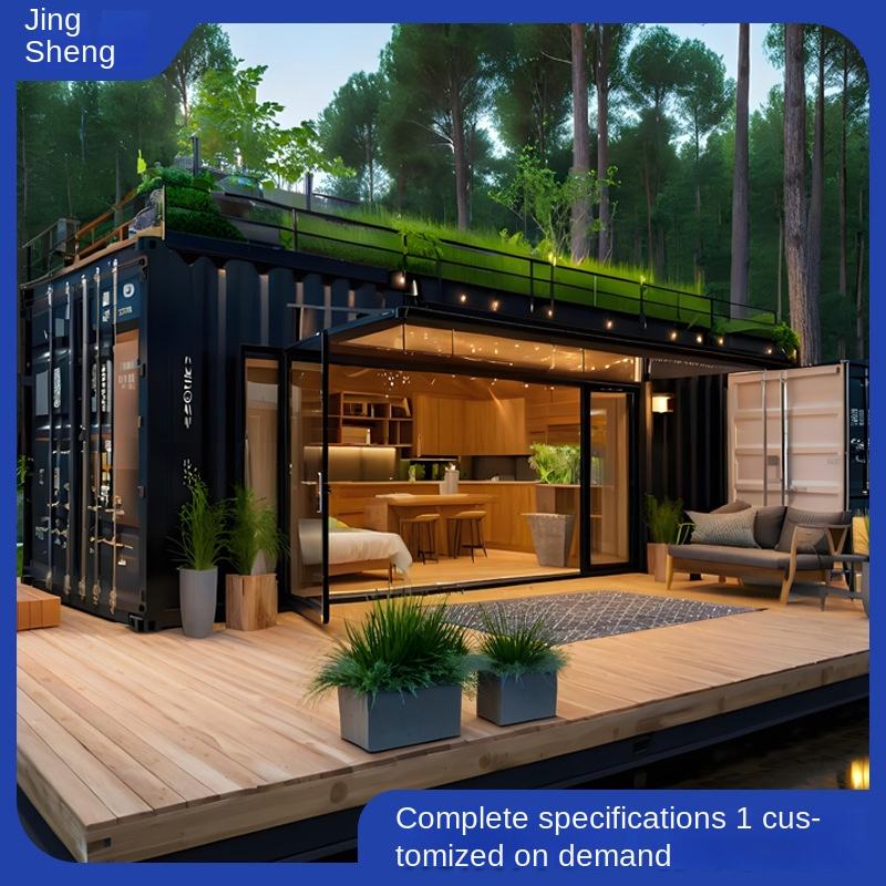 Modern Design Creative Containers Stainless Steel Frame Steel Material Horizontal Opening Fixed Style Glass Door