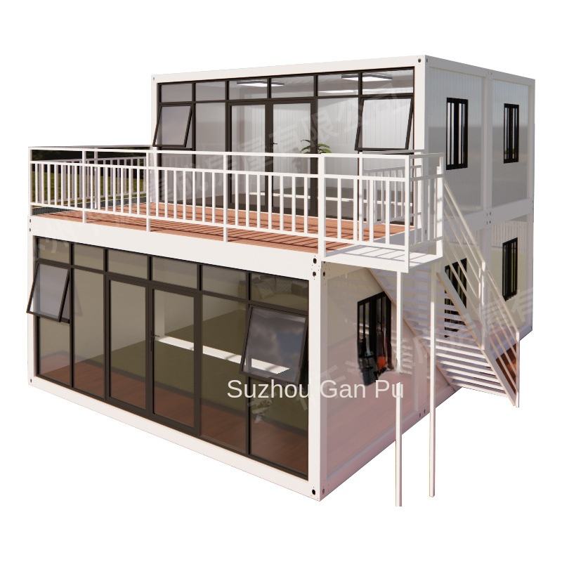 Dual-Deck Durable Steel Container for Residential Simple Office Scenic Area Living Integrated Package Box for House Double-Deck