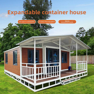 Double-wing Foldable Expandable Movable Container House with Three Bedrooms One Living Room One Bathroom Kitchen for Outdoor Use