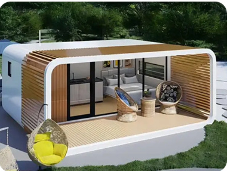 Apple Cabin Steel Frame Container House EPS Mobile Room for Outdoor Office Homestay & Scenic Spot Use