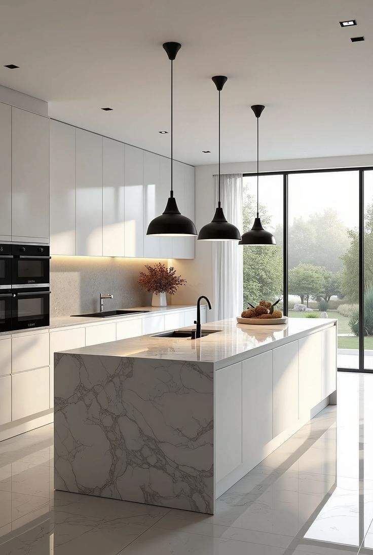 3 Bedrooms Flat Roof Residential Modern Light Steel Gauge Frame Prefabricated Houses Luxury Villas Ready to Quick Install