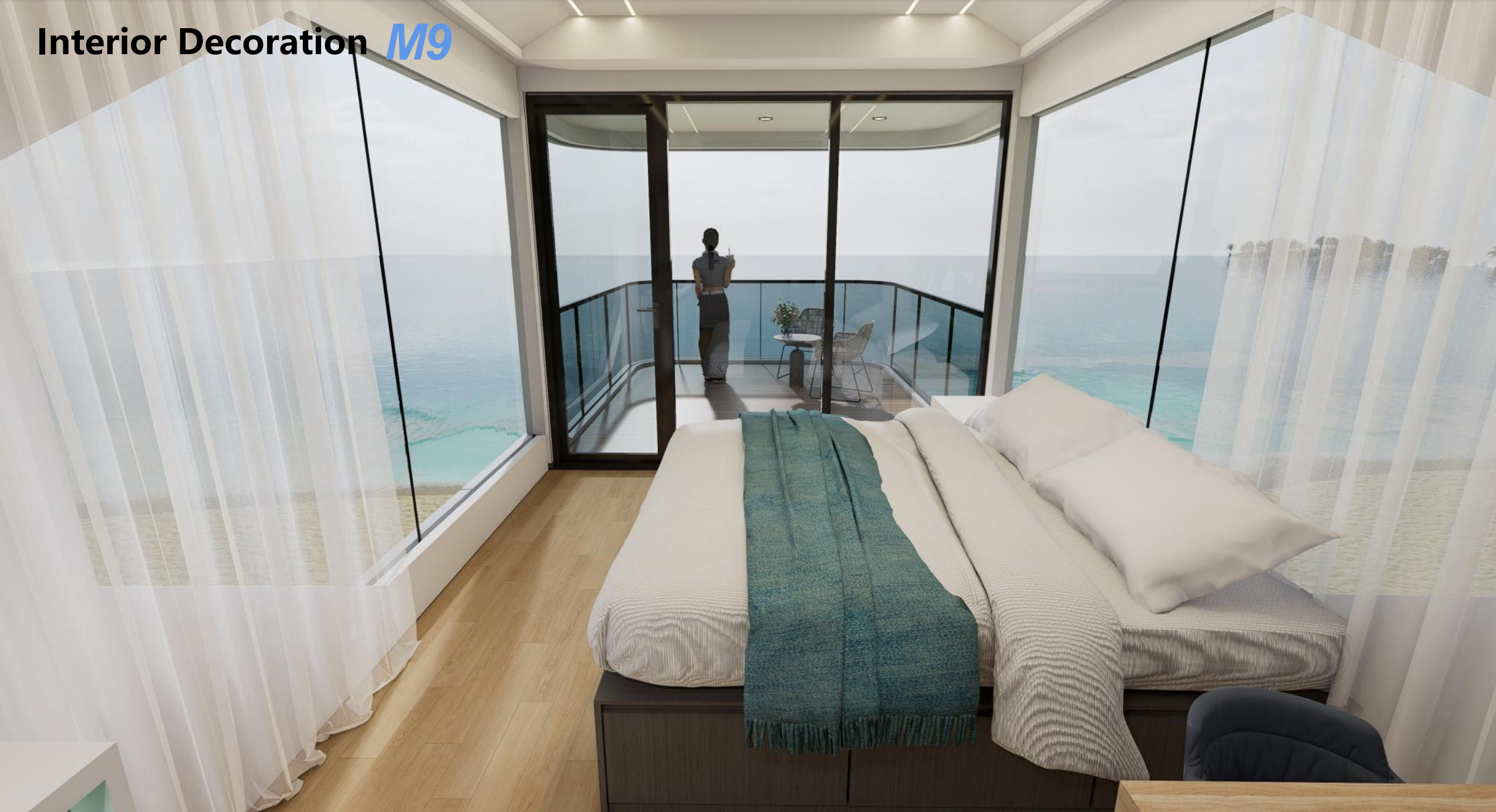Luxury Double-Deck Space Capsule Home System Mobile Beach Hotel & Homestay Container Houses for Supermarket & Office Building