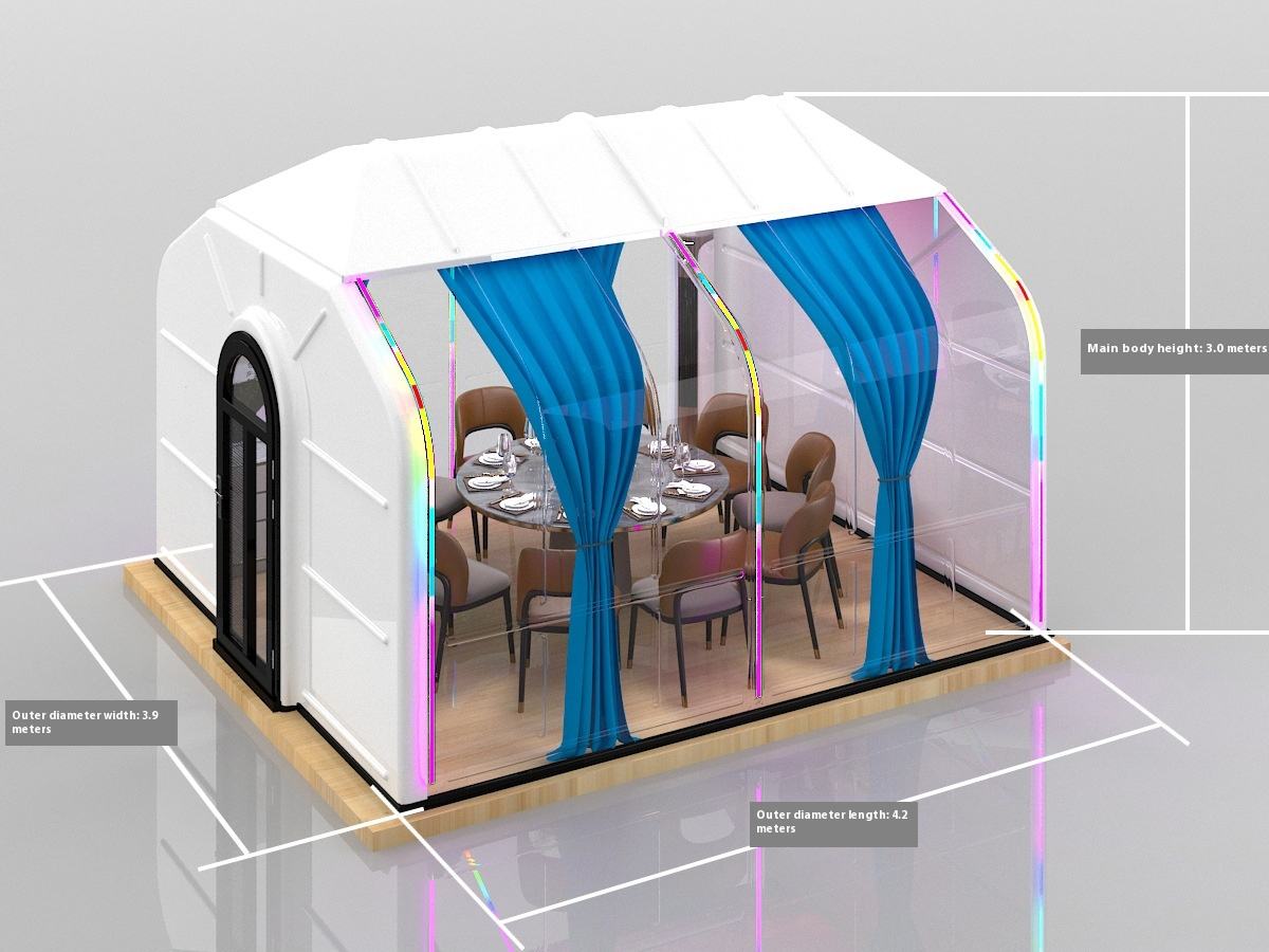 Custom Transparent Square Star Room PC Tent for Outdoor Activities Modern for Dinner Camping Homestay Scenic Areas Sunshine Room