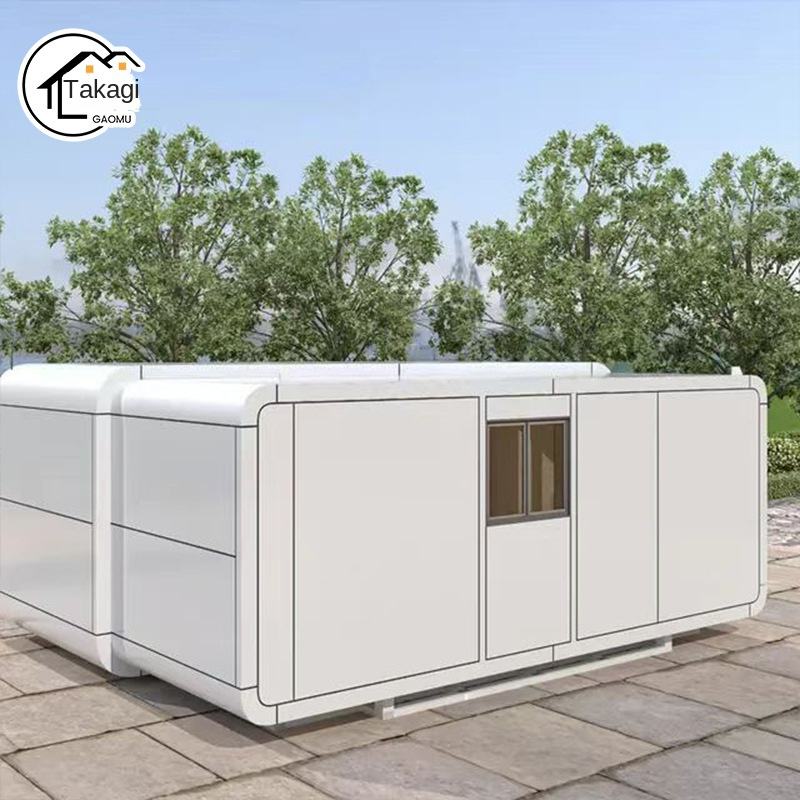 Luxury Exterior Modular Prefabricated Apple Cabin Container House Sandwich Panel for Office Hotel