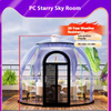 360&deg; Panoramic Transparent Tent for Mobile Spherical Starry Sky Room Homestays for Outdoor Park Restaurants Scenic Areas Camping