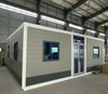 Two-story Double-wing Expandable Modular Integrated House Mobile Villa Steel Structure Splicing Design Sandwich Panel Waterproof
