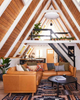 Wooden A-Frame Cabin
