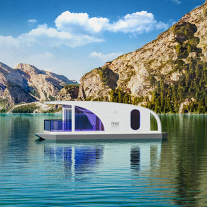 Sea House Modern Leisure Floating Home Floating Restaurant House Boat Houseboat Water Mobile Homes