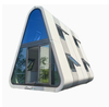 Creative Intelligent Light Steel Container Modular House for Camping Rice Group Homestay Kitchen Activity Triangle House Design